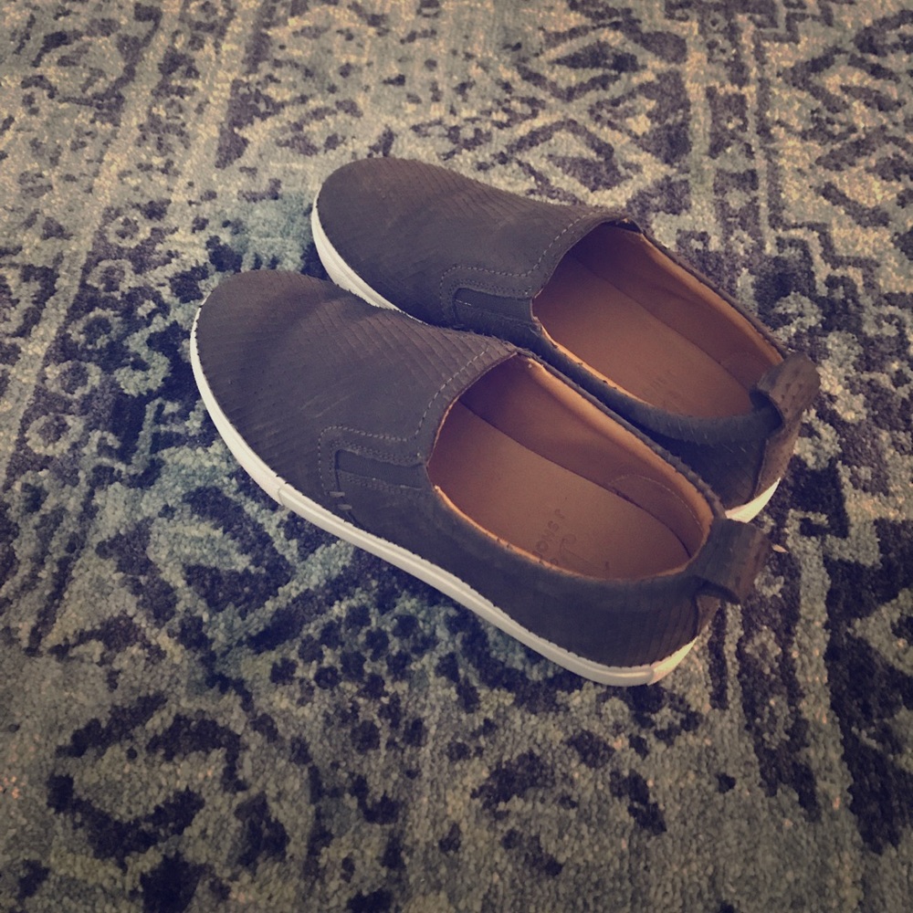 Brand New J Shoes Grey Slides