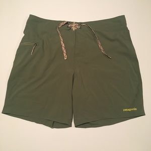 Patagonia Dark Green Swim Trunks