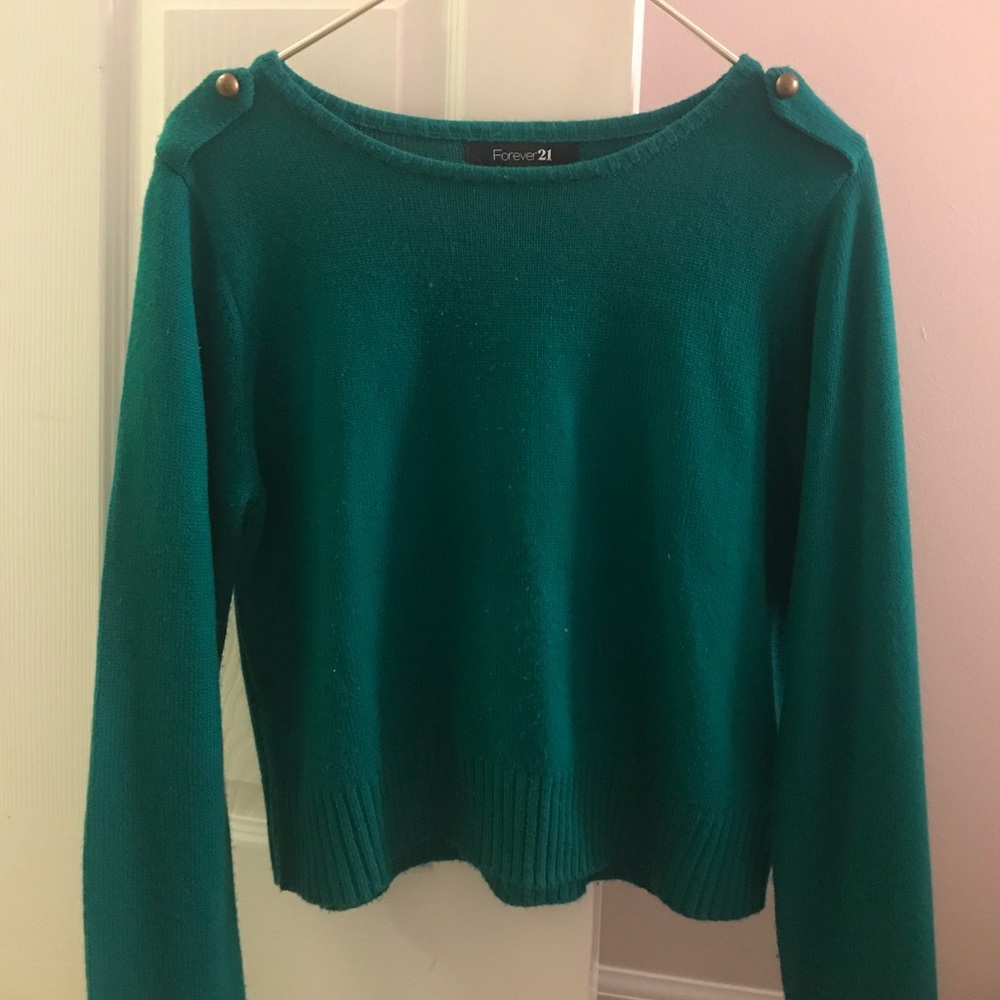 Almost cropped sweater. Worn like twice.