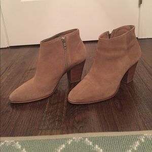 J. Crew Tan Ankle Boots