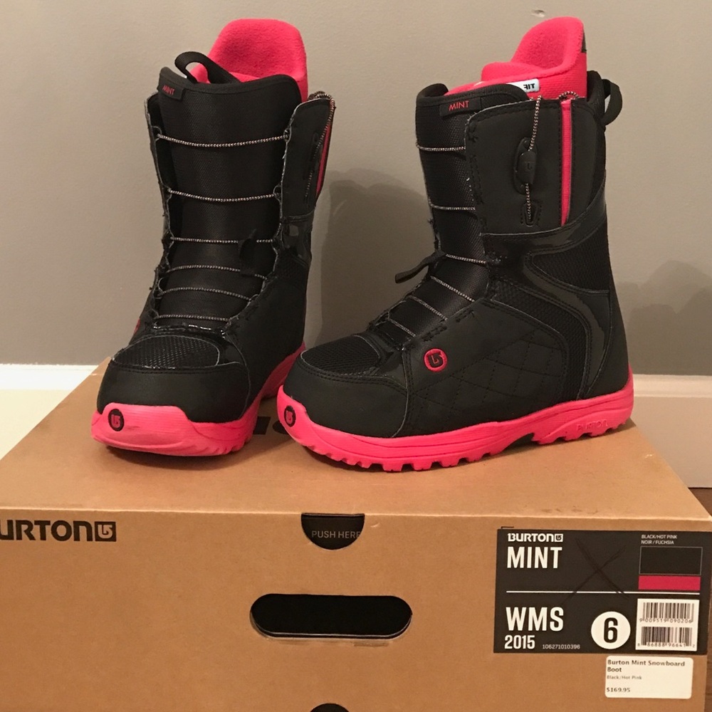 Pink Snowboard Boots - Burton Mint