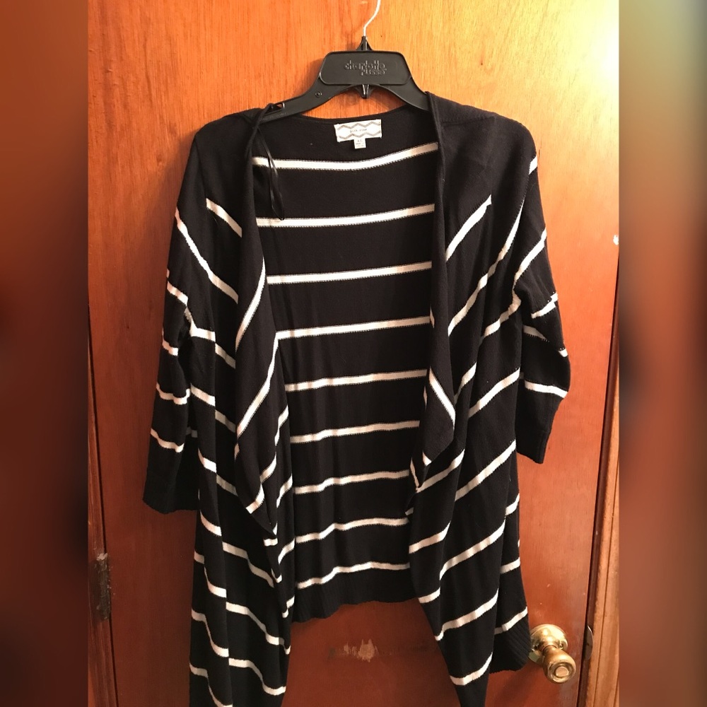 Black & White Striped Sweater