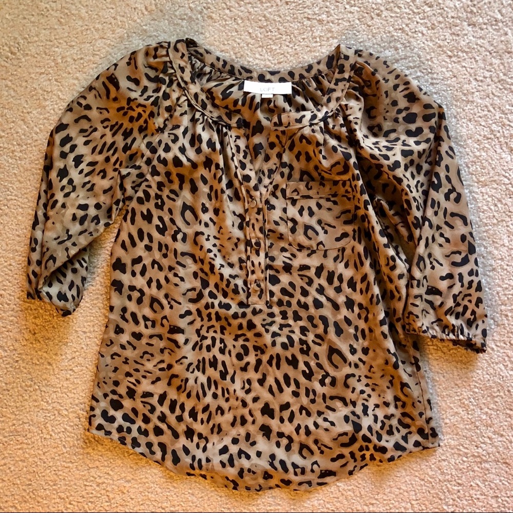 Leopard Print Blouse
