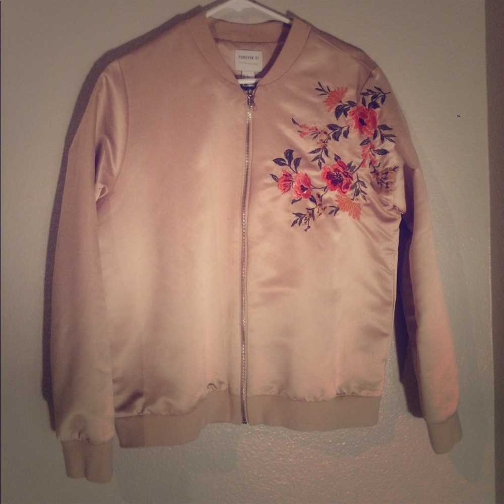 Tan Bomber Jacket