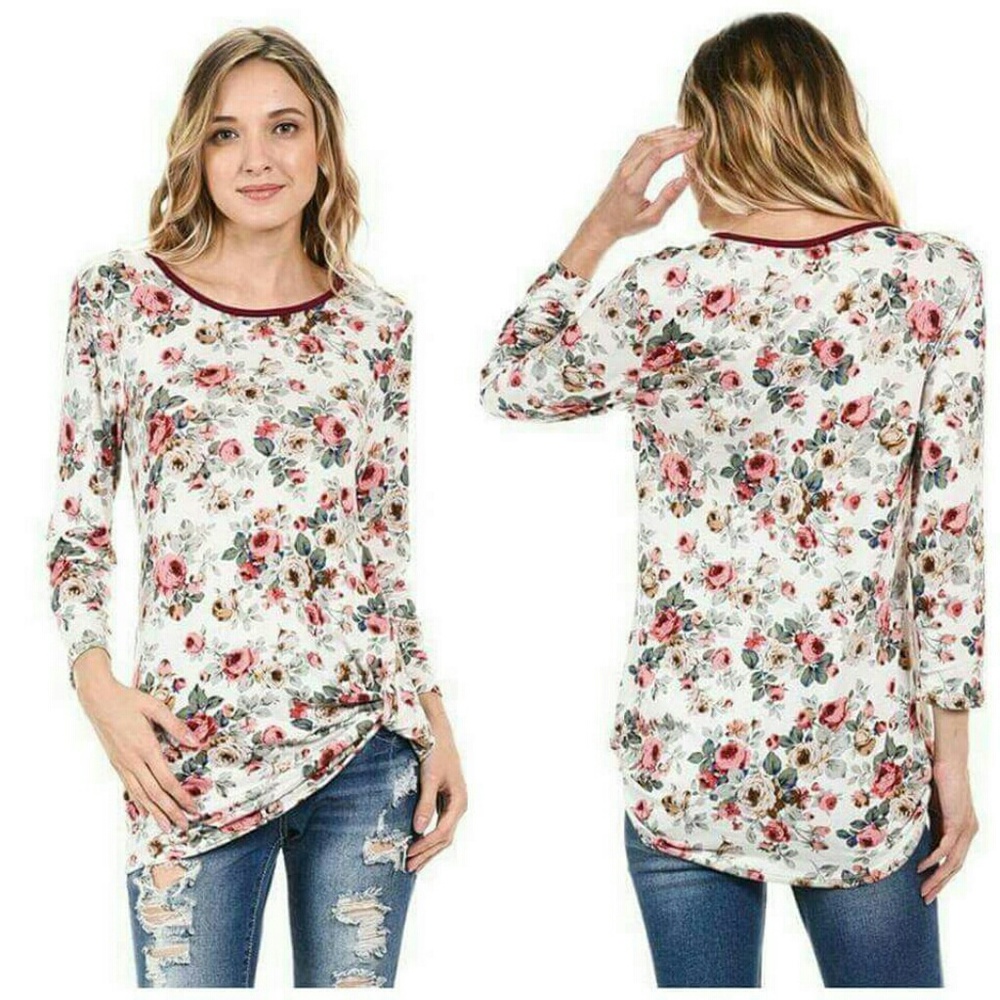 Floral tunic