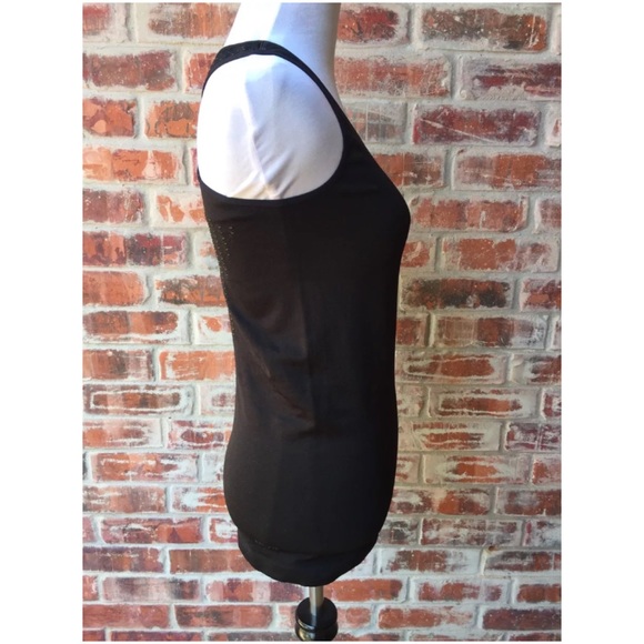 Nike Pro Black Racerback Tank Top Sz Small S - Picture 2 of 7