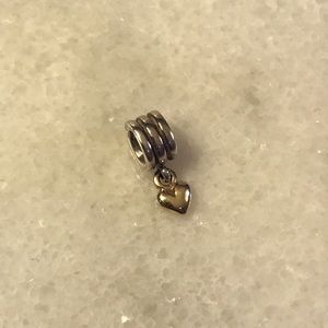 🎉SALE🎉 Pandora Dangle Gold Heart Bead