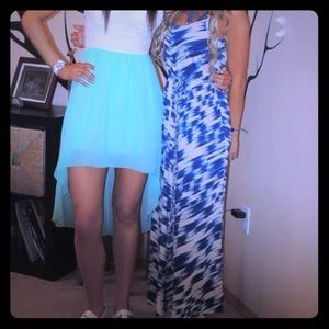 Tie dye maxi dress xxsp ann Taylor Loft