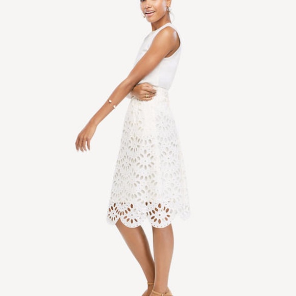 Eyelet Skirt