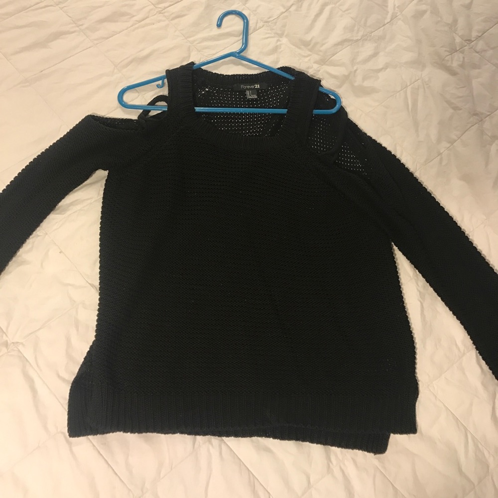 Cold Shoulder Sweater
