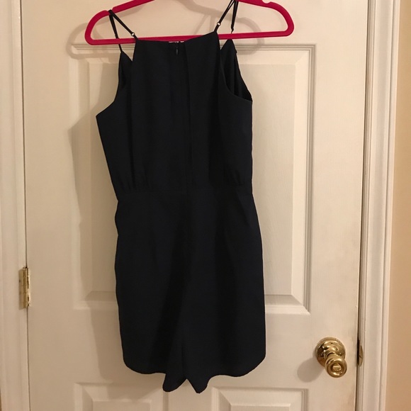 Angled navy romper - Picture 3 of 4