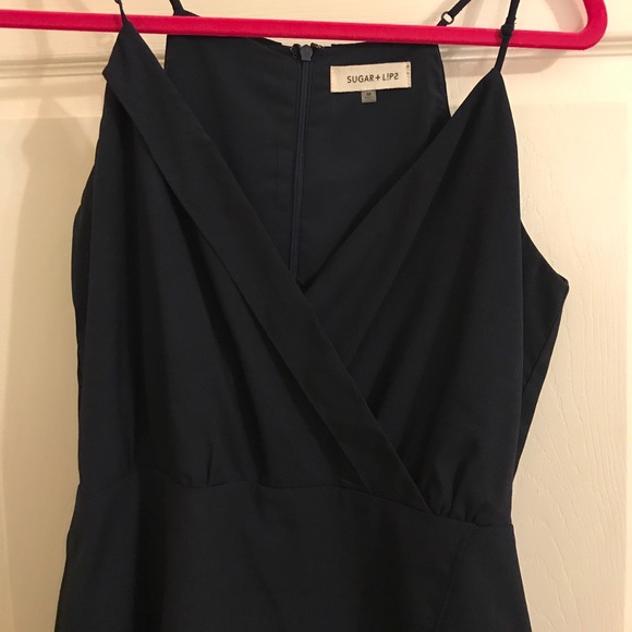 Angled navy romper - Picture 4 of 4