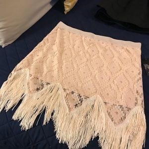 Fringe skirt