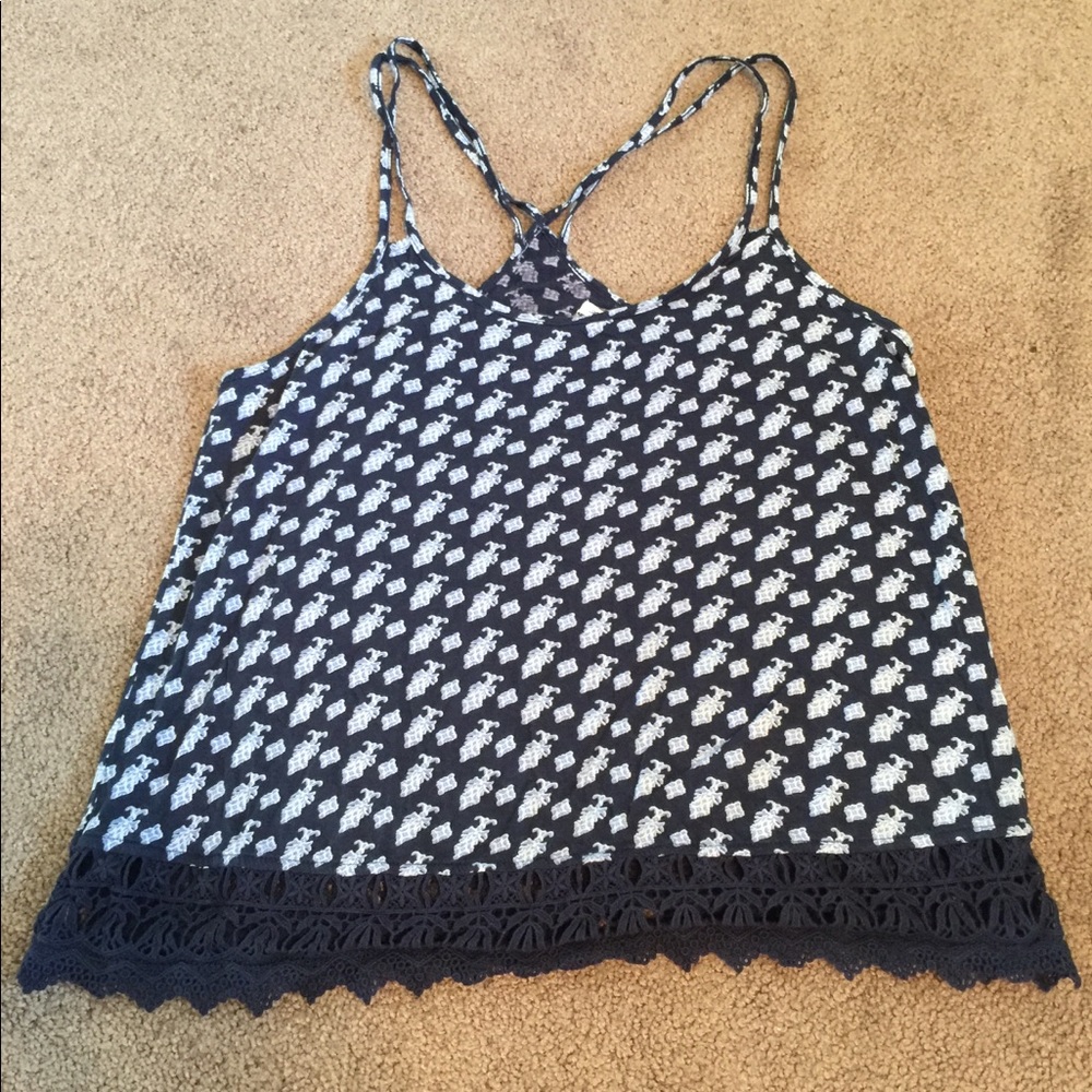 American Eagle boho strappy tank
