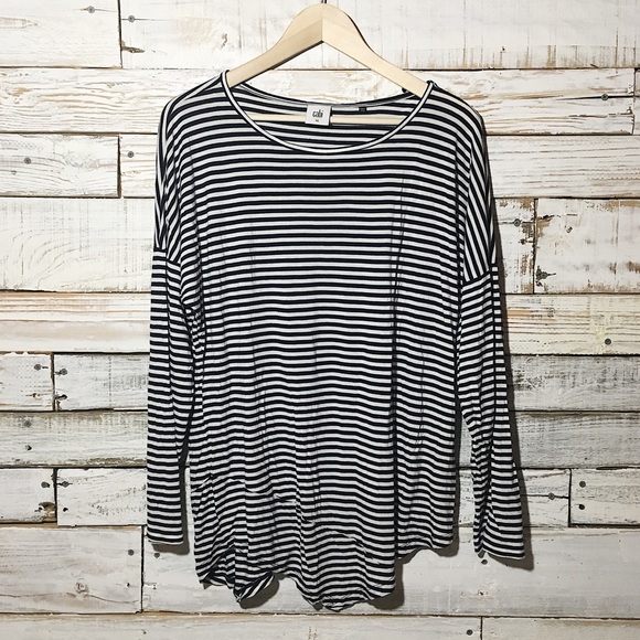 CAbi Tops - CAbi Boat Stripe Tee #5064