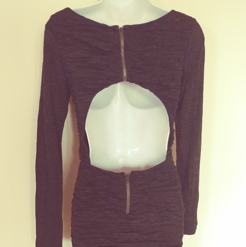 Alicia & Olivia open back dresss size small