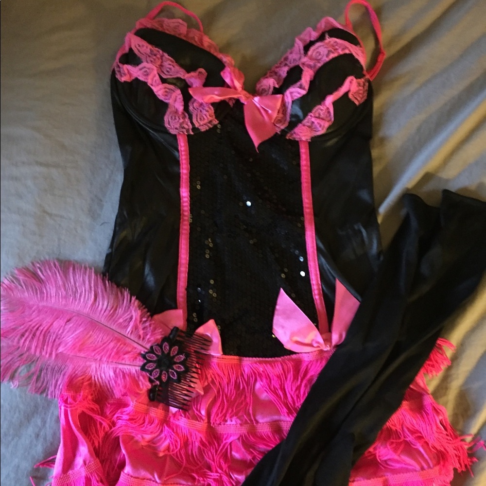 Pink flapper costume