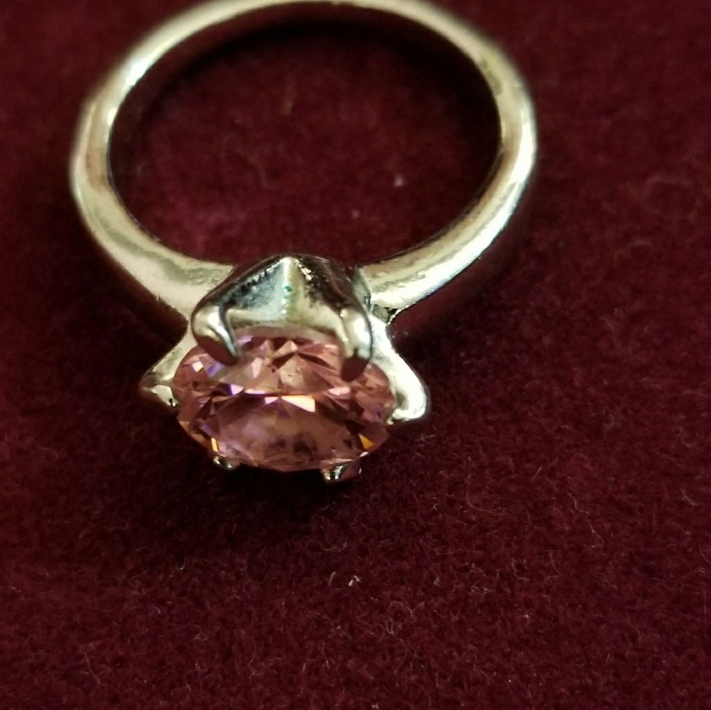 Pink Zirconia Ring