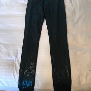 Dance Costume!💃🏻 Shiny Black leggings