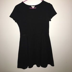short black textured dress