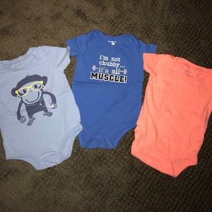 3 baby boy onesies