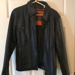 Women’s leather motorcycle jacket Size L