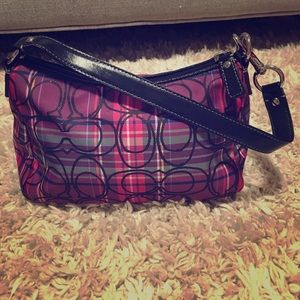 Coach signature handbag