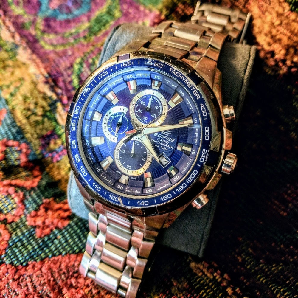 Casio "Ediface" Chronograph Watch