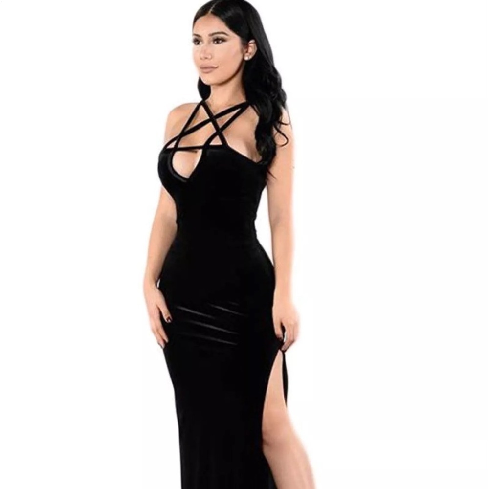 ✖️SOLD✖️pentagram maxi dress