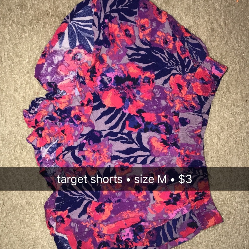 Floral shorts