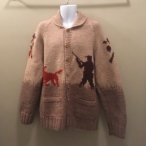 Vintage Handmade Duck Hunting Themed Sweater
