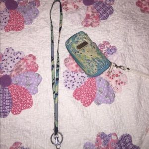 Vera Bradley Lanyard/Lily Pulitzer Wallet *BUNDLE*