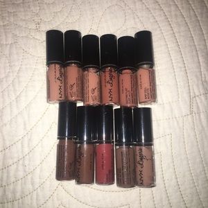 NWOT 11 NYX Lip Lingerie lipsticks