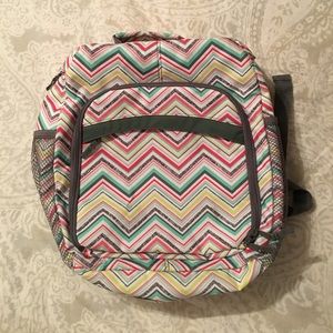 Thirty one brand chevron sling backpack