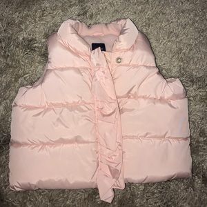 NWT Gap Pink Ruffle Vest 6-12 months