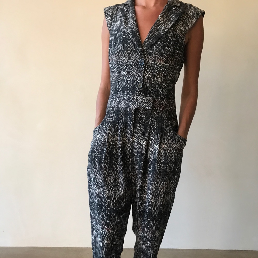 Charlie Jade Lizard Print Jumpsuit