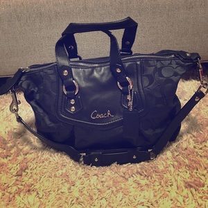 Coach signature handbag