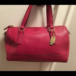 Coach Crossbody Mini Red Satchel