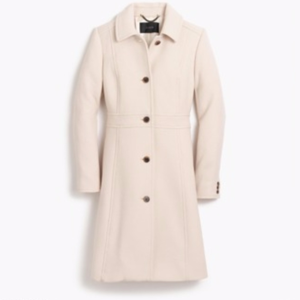 J. Crew Italian Double-cloth Wool Lady Day Coat