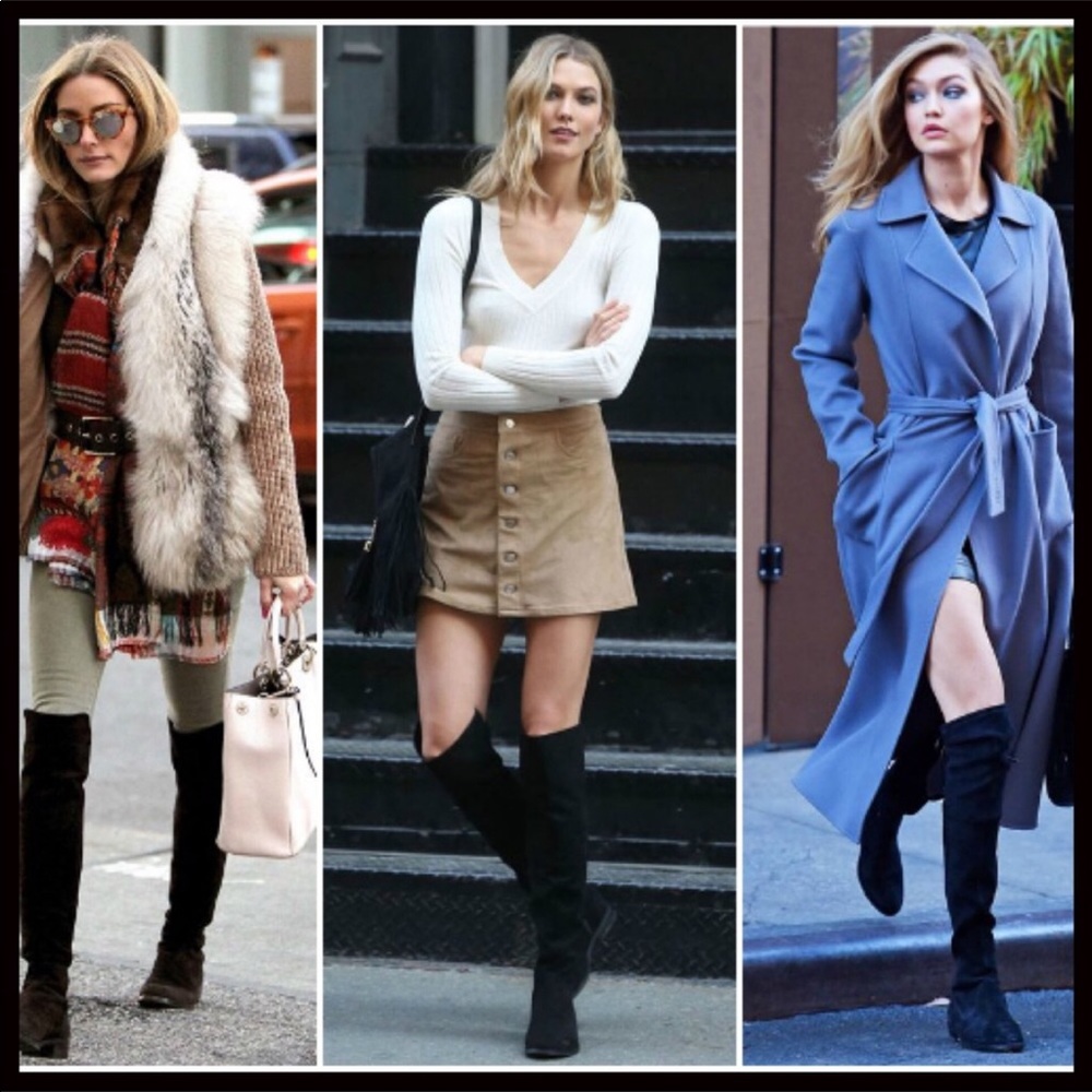 LAST 1️⃣ AVA Faux Suede Over The Knee Boot - Picture 2 of 8