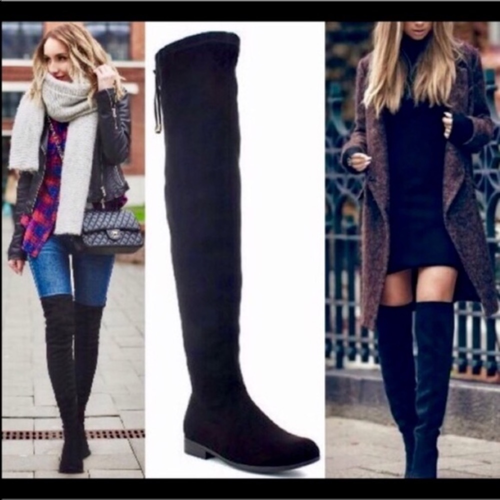 LAST 1️⃣ AVA Faux Suede Over The Knee Boot - Picture 5 of 8