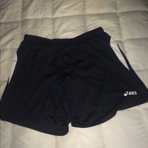 Asics black shorts