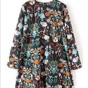 Floral print dress