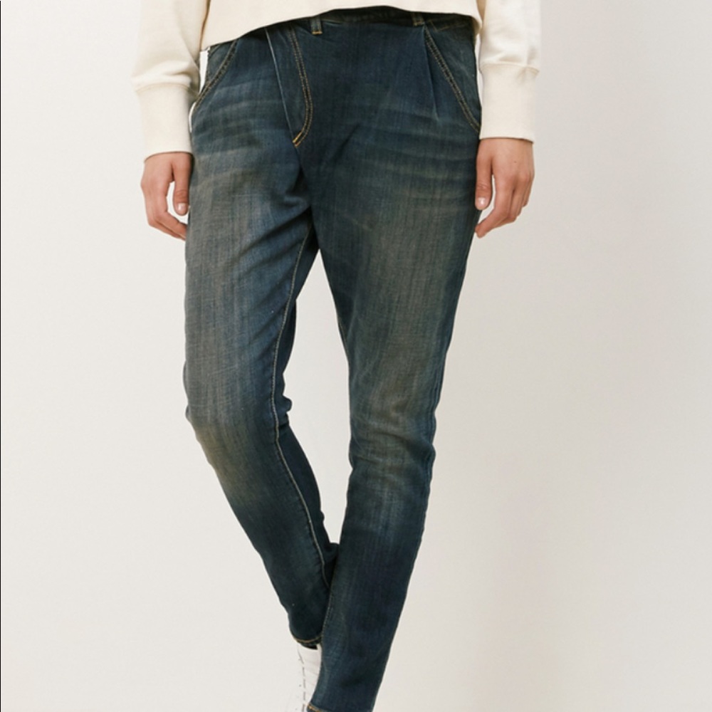 NWT R13 Bleached Grey Cross over X Jean size 24