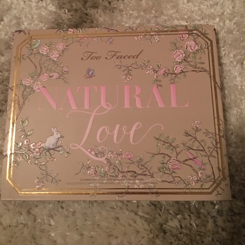 Too Faced natural love eye pallet, never used