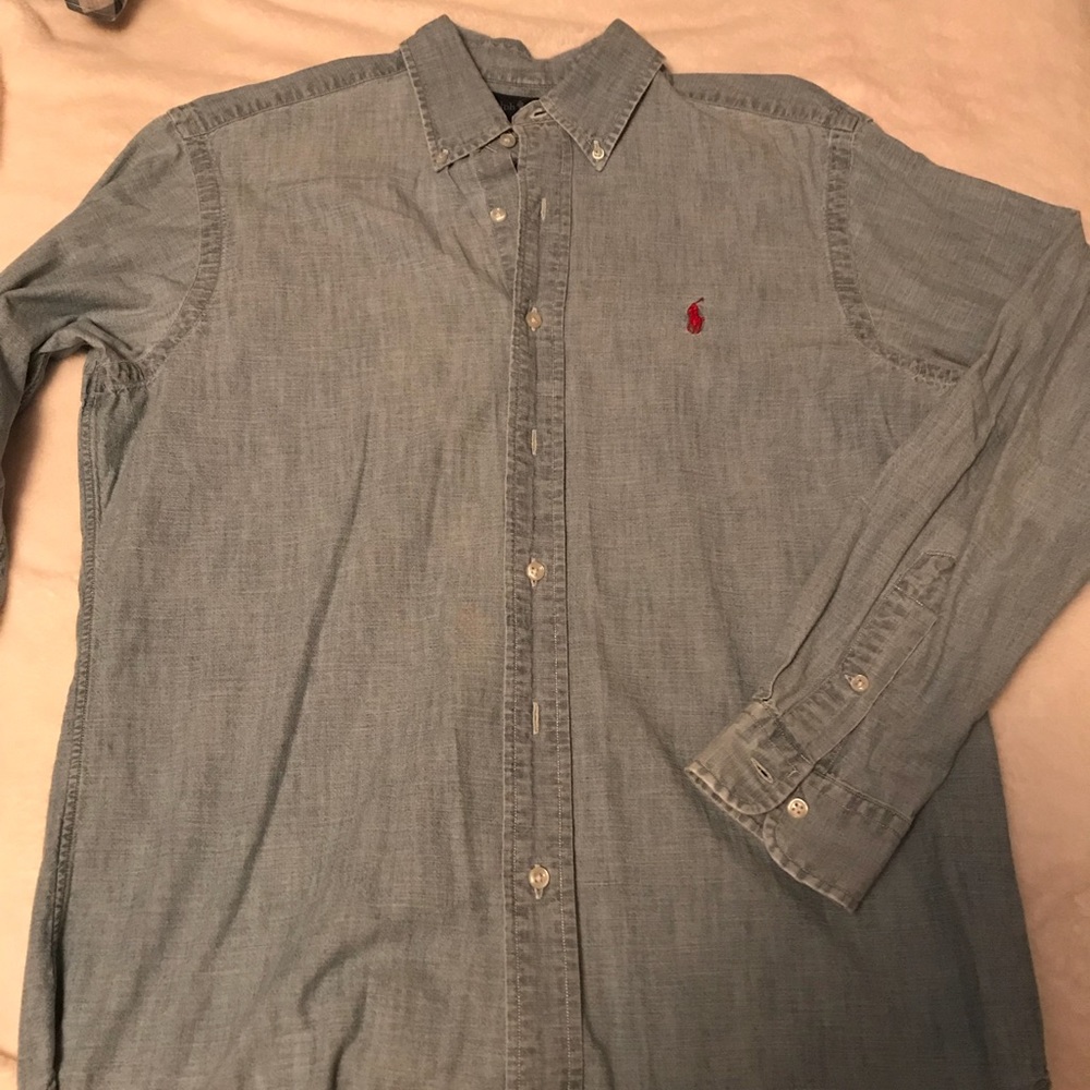 Polo Ralph Lauren denim button down medium