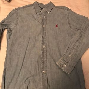Polo Ralph Lauren denim button down medium