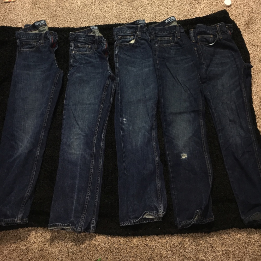 Mossimo slim straight and slim jeans