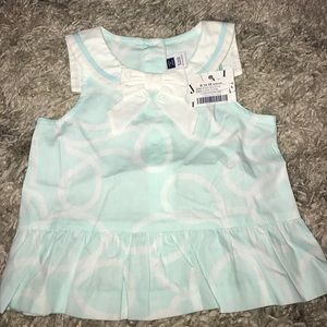 Janie and Jack NWT Sailor Bow Top