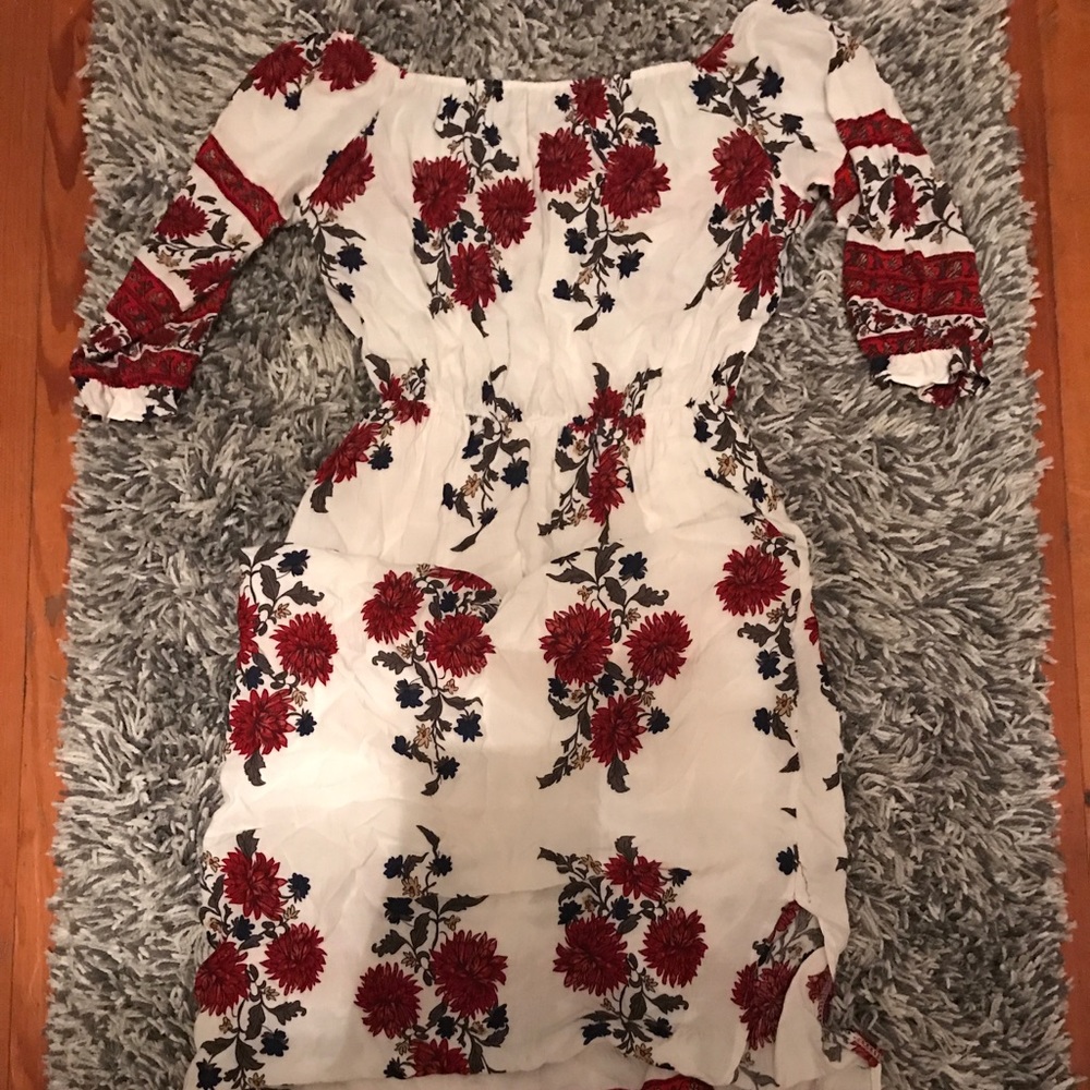 Floral Off the shoulders Maxi Dress